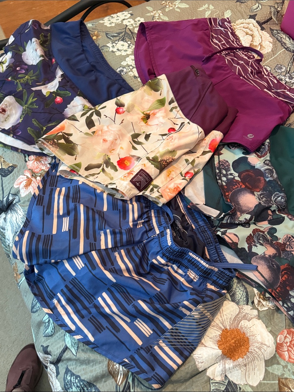 Lot of 5 Oiselle athletic running shorts Size 2